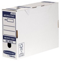 CAJA DE ARCHIVO DEFINITIVO FOLIO 100MM AZUL BANKERS BOX 0031802 (MIN10) (Espera 4 dias)