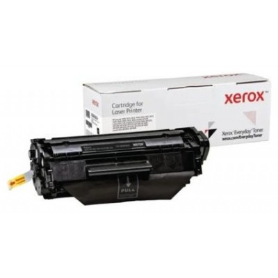 XEROX Everyday Toner para HP 12A LaserJet 1010(Q2612A CRG104 FX9 CRG103) Negro