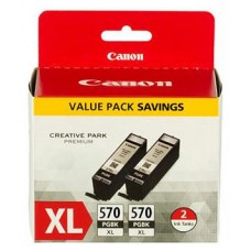 CANON Cartucho Negro PGI570PGBK XL Pixma MG6850  Twin pack (en Blister)