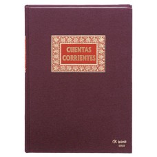 LIBRO DE CONTABILIDAD CUENTAS CORRIENTES FOLIO NATURAL 100 HOJAS NUMERADAS DOHE 09908 (Espera 4 dias)