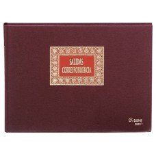 LIBRO DE REGISTROS SALIDA CORRESPONDENCIA FOLIO APAISADO 100 HOJAS DOHE 09911 (Espera 4 dias)