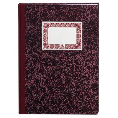 CUADERNO CARTONÉ CONTABILIDAD CAJA BURDEOS FOLIO NATURAL 100 HOJAS NUMERADAS DOHE 09951 (Espera 4 dias)