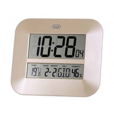 RELOJ PARED TREVI OM 3520 D DIGITAL PANTALLA GRANDE 27 CM BRONCE