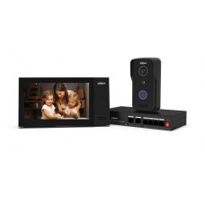 Dahua Technology DHI-VTO2111D-P-S3 sistema de intercomunicación de video 2 MP 17,8 cm (7") Negro (Espera 4 dias)
