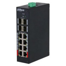 (DH-HS4412-8ET-96) DAHUA SWITCH INDUSTRIAL MANAGED 8 PUERTOS POE 10/100 MBPS + 4 SFP 1000 MBPS UPLINK (Espera 4 dias)