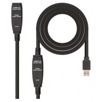 Nanocable - Cable USB 3.0 prolongador con amplificador