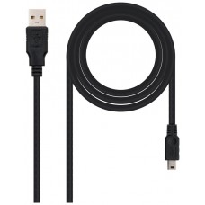 CABLE USB 2.0 TIPO AM-MINI USB 5PINM 1.8 M NANOCABLE