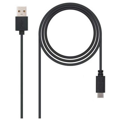 Nanocable Cable USB 2.0 3A Tipo USB-C/M-A/M 0.5 M