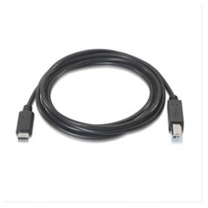 Nanocable - Cable USB 2.0 Impresora 3A USB-C/M-B/M 1M