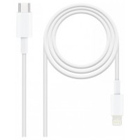 CABLE LIGHTNING A USB-C, 2M NANOCABLE (Espera 4 dias)