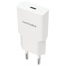 Nanocable Cargador USB-C/PD 20W Blanco Nanocable Cargador USB-C/PD 20W Blanco