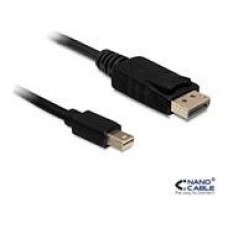 Nanocable Mini DP/Displayport, Mini DP/M-DP/M, 2 M