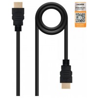 CABLE HDMI V2.0 0.5M NEGRO NANOCABLE (Espera 4 dias)