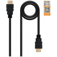 CABLE HDMI V2.0 4K 60HZ 18GBPS AM-AM NEGRO 3.0 M