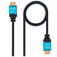 CABLE HDMI V2.0 4K@60Hz 18Gbps A/M-A/M NEGRO 0.5 M