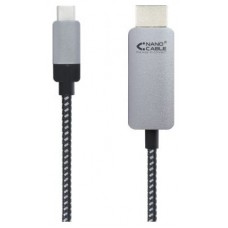 CABLE CONVERSOR USB-C/M A HDMI/M NEGRO 1.8 M NANOCABLE