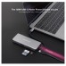 HUB USB-C 3xUSB-A+2xHDMI+RJ45+TF+SD+USB-C PD 100W 