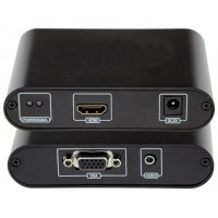 CONVERSOR SVGA/H+AUDIO/H A HDMI CON ALIM. NEGRO