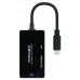 CONVERSOR USB-C/M A HDMI/H, DVI/H, VGA/H NANOCABLE (Espera 4 dias)