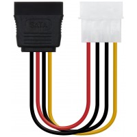 CABLE SATA ALIMENTACION 5.25MOLEX 4PIN M-SATAH 16CM