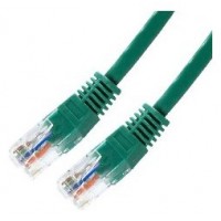 CABLE RED LATIGUILLO RJ45 CAT.5E UTP AWG24 VERDE 1.0 M