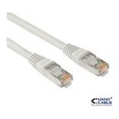 Nanocable - Cable de red latiguillo UTP CAT.5e de 2m -