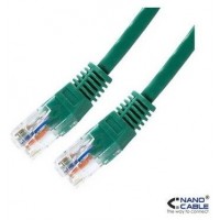 CABLE RED LATIGUILLO RJ45 CAT.6 UTP AWG24 VERDE 3.0 M