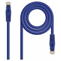 CABLE RED LATIGUILLO RJ45 LSZH CAT.6A UTP AWG24 AZUL