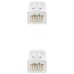 CABLE RED LATIGUILLO RJ45 CAT.6A LSZH UTP AWG24, 0.30M BLANCO NANOCABLE (Espera 4 dias)