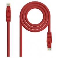 CABLE RED LATIGUILLO RJ45 LSZH CAT.6A UTP AWG24 ROJO 1