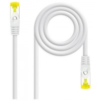 CABLE DE RED LATIGUILLO RJ45 SFTP CAT6A AWG26 0.30 M BLANCO NANOCABLE (Espera 4 dias)