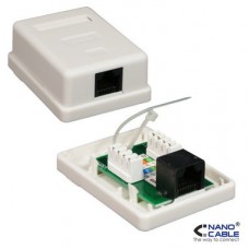 1 x RJ-45, Cat6, Blanco