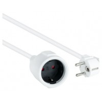 CABLE ALIMENTACION ALARGADOR SCHUKO 3 M BLANCO NANOCABLE (Espera 4 dias)