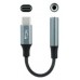 CABLE ADAPTADOR AUDIO USB-C/M A JACK 3.5/H 11CM NEGRO/GRIS NANOCABLE (Espera 4 dias)