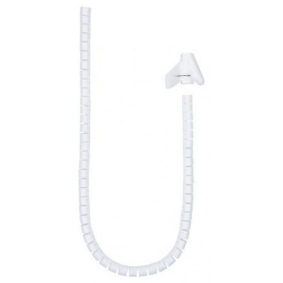 Nanocable Organizador cables flex. 25mm 3 M Blanco