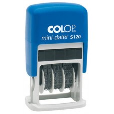 SELLO DE ENTINAJE S 120 4MM ESPAÑOL AZUL/NEGRA COLOP 104691 (Espera 4 dias)