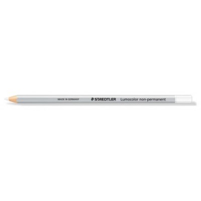 LAPIZ LUMOCOLOR NON-PERMANENT OMNIGRAPH BLANCO STAEDTLER 108-0 (MIN12) (Espera 4 dias)