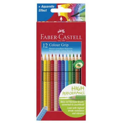 ESTUCHE 12 LAPICES COLOR GRIP FABER CASTELL 112412 (Espera 4 dias)