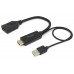 ADAPTADOR HDMI MACHO A DISPLAY PORT HEMBRA EQUIP