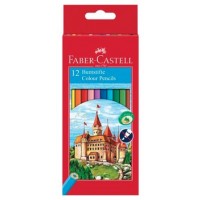 ESTUCHE 12 LAPICES COLORES HEXAGONALES HT FABER CASTELL 120112 (Espera 4 dias)