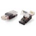 KIT 2 UNIDADES CONECTOR RJ45 EQUIP CAT6 TOOLFREE NO