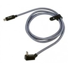 CABLE USB-C MACHO USB-C  ACODADO MACHO USB 3.2 240W 4K