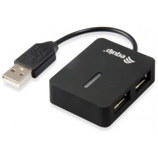 HUB USB EQUIP LIFE 4 PUERTOS MINI HUB TRAVEL