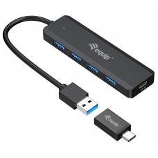 HUB USB 3.2 EQUIP LIFE A 4 PUERTOS USB 3.2 INCLUYE