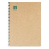 CUADERNO ESPIRAL DIN-A4 RECICLADO FSC 50 HOJAS 80G. LISO. GREEN ESCOLOFI 130200804 (MIN5) (Espera 4 dias)