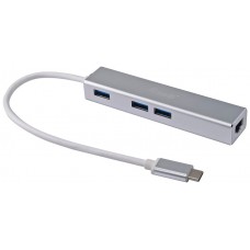 ADAPTADOR USB-C EQUIP 133481 A 3xUSB-A 3.0 1x1Gb RJ45