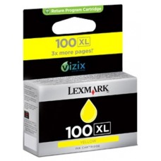 LEXMARK S/305/405/505/605 PRO/205/705/805/905 Cartucho de tinta Amarillo Retornable nº100XL