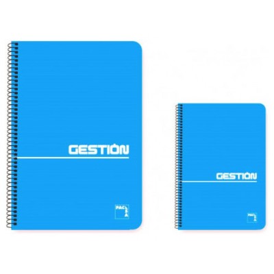 CUADERNO ESPIRAL SERIE GESTION TAPA BLANDA 60 GRS. 4º (155X215MM.) 80 HOJAS LISO PACSA 16382 (MIN10) (Espera 4 dias)