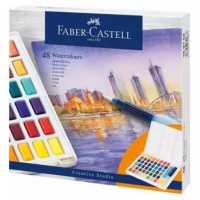 ESTUCHE CON 48 ACUARELAS CREATIVE STUDIO. FABER CASTELL 169748 (Espera 4 dias)