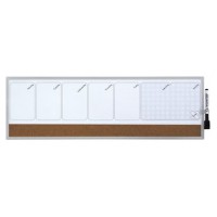 ORGANIZADOR SEMANAL MAGNETICO+TABLERO CORCHO HORIZONTAL 585x190MM NOBO 1903780 (Espera 4 dias)